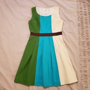 Anthropologie colorblock dress by Tabitha